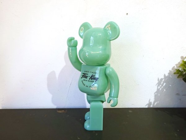 ファイヤーキング Fire-King ジェダイ JADE-ITE 400% ベアブリック BE@RBRICK メディコムトイ フィギュア 美品 ★