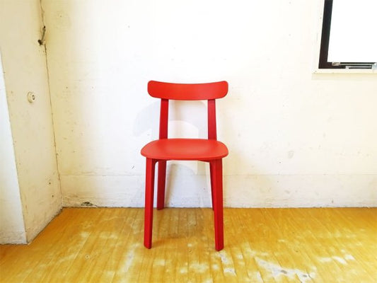 ヴィトラ Vitra オールプラスチック チェア All Plastic Chair ジャスパー モリソン Jasper Ｍorrison レッド RED ★