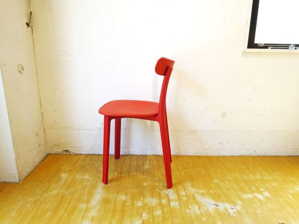 ヴィトラ Vitra オールプラスチック チェア All Plastic Chair ジャスパー モリソン Jasper Ｍorrison レッド RED ★