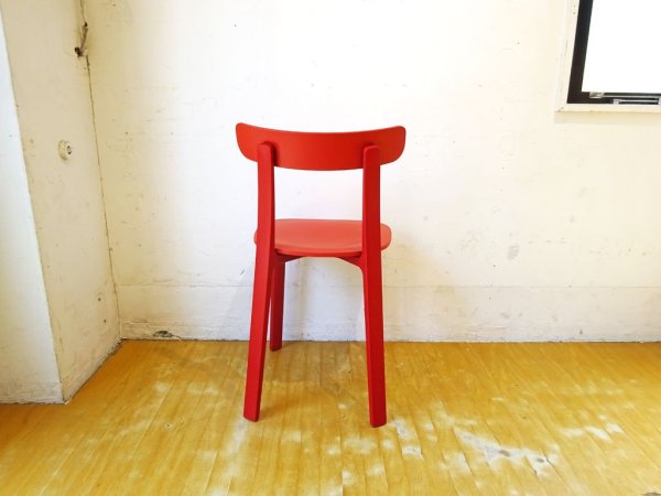 ヴィトラ Vitra オールプラスチック チェア All Plastic Chair ジャスパー モリソン Jasper Ｍorrison レッド RED ★