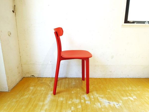 ヴィトラ Vitra オールプラスチック チェア All Plastic Chair ジャスパー モリソン Jasper Ｍorrison レッド RED ★