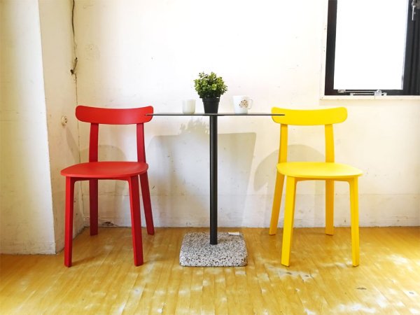 ヴィトラ Vitra オールプラスチック チェア All Plastic Chair ジャスパー モリソン Jasper Ｍorrison イエロー Yellow ★