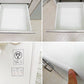 シンプルデザイン キッチンボード レンジボード ホワイト 抽斗2杯 メラミントップ W90 ●