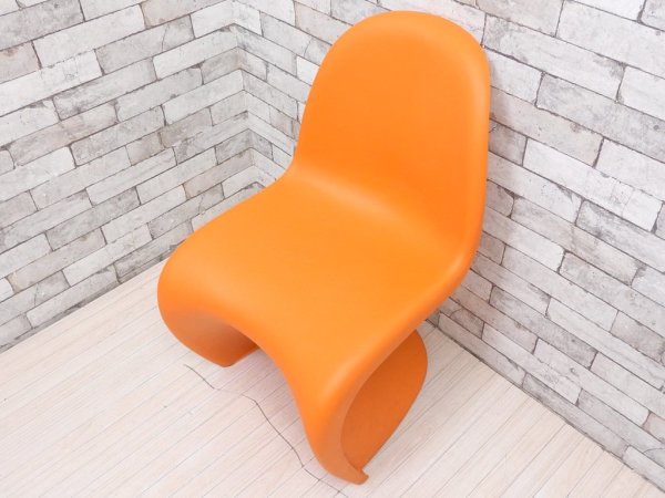 ヴィトラ vitra パントンチェア Panton Chair オレンジ ヴェルナー・パントン Panton スタッキングチェア ミッドセンチュリー スペースエイジ A ●