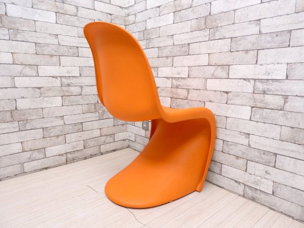 ヴィトラ vitra パントンチェア Panton Chair オレンジ ヴェルナー・パントン Panton スタッキングチェア ミッドセンチュリー スペースエイジ A ●