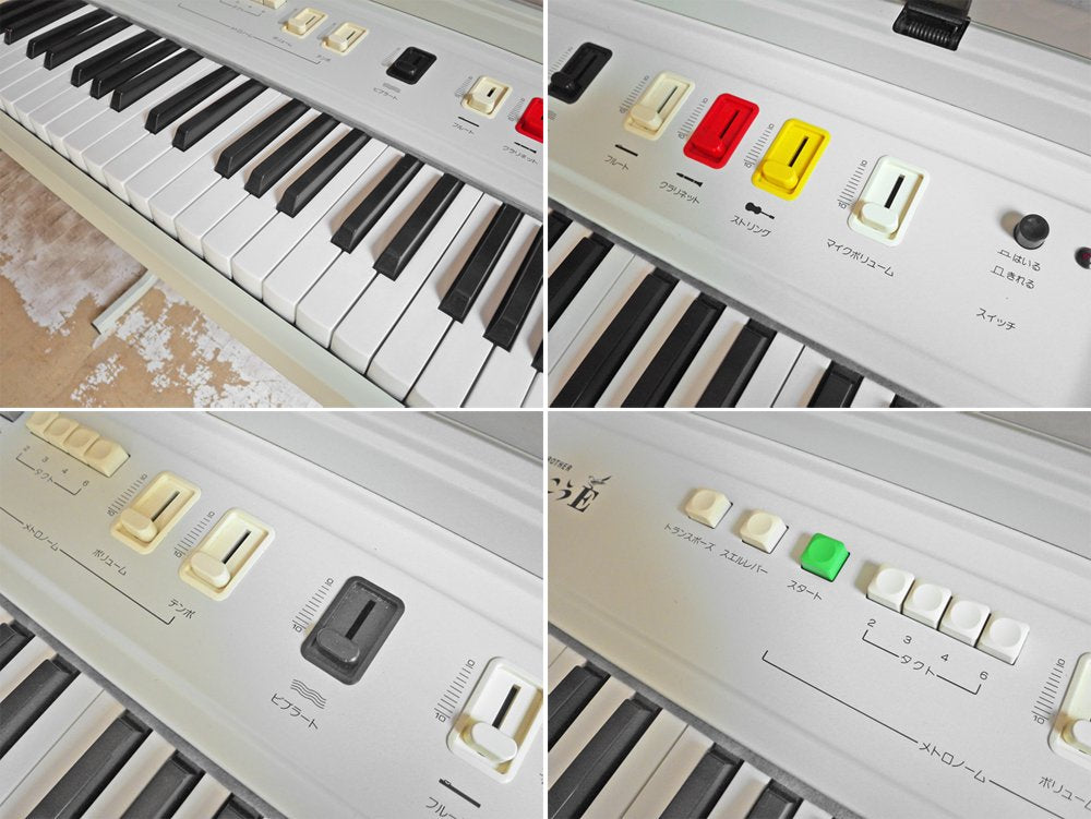 ブラザー BROTHER かっこうE 電子オルガン GO-801 電子ピアノ ミニキーボード 昭和レトロ 激レア ♪