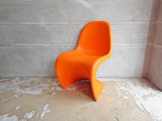 ヴィトラ vitra パントンチェア Panton Chair オレンジ ヴェルナー・パントン Panton スタッキングチェア ミッドセンチュリー スペースエイジ A ♪