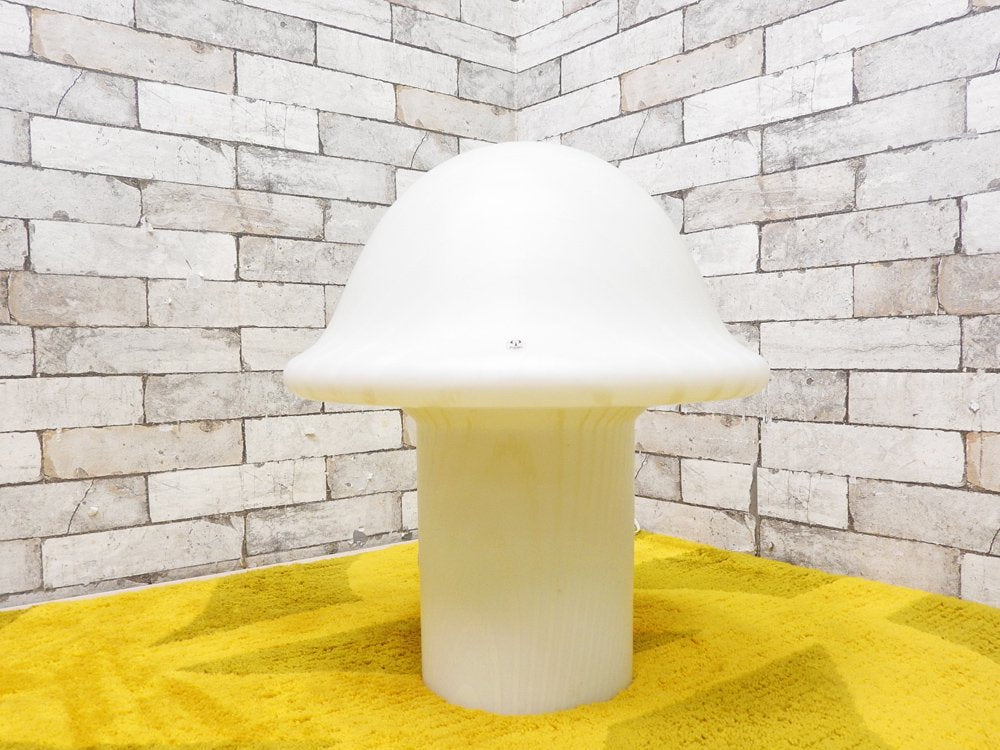 パイル&プッツラー Peill＆Putzler マッシュルーム ランプ Mushroom Lamp マーブル ガラス デスクライト ドイツ ビンテージ 希少 ヤマギワ取扱 ●