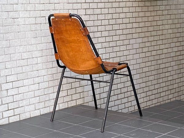 レザルクチェア Les Arcs Chair ダイニングチェア スタッキングチェア ビンテージ 希少 B ■