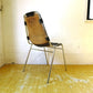 レザルクチェア Les Arcs Chair ダイニングチェア スタッキング ブラックレザー ★