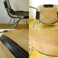 レザルクチェア Les Arcs Chair ダイニングチェア スタッキング ブラックレザー ★