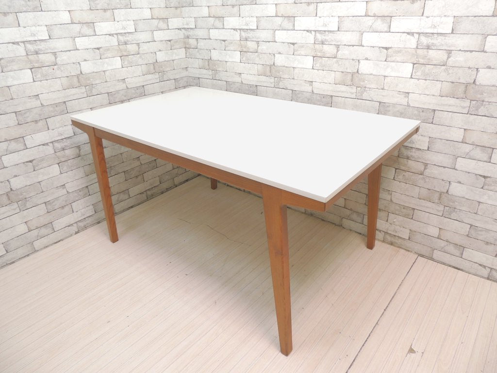 ウエストエルム west elm モダンダイニングテーブル Modern Dining Table アッシュ材 w153 北欧スタイル ●