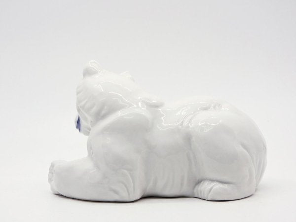 ロイヤルコペンハーゲン ROYAL COPENHAGEN 陶製オブジェ シロクマ 白熊 フィギュリン 置物 デンマーク 北欧雑貨 ●