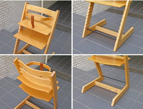 ストッケ STOKKE トリップトラップ TRIPP TRAPP ベビーチェア 新型 グレー ノルウェー B■