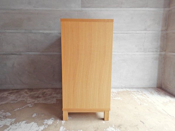 無印良品 MUJI タモ材 組み合わせて使える木製収納 ロータイプ H83cm 本棚 ブックシェルフ 廃番 ♪