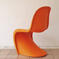 ヴィトラ vitra. パントンチェア Panton Chair オレンジ ヴェルナー・パントン Verner Panton スタッキングチェア ミッドセンチュリー スペースエイジ A ◇