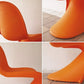 ヴィトラ vitra. パントンチェア Panton Chair オレンジ ヴェルナー・パントン Verner Panton スタッキングチェア ミッドセンチュリー スペースエイジ A ◇