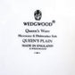 ウェッジウッド WEDGWOOD クィーンズ ウェアコレクション クィーンズプレーン QUEENS PLAIN 26cm プレート 5枚セット 旧ロゴ 壺マーク ★