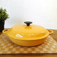 ルクルーゼ Le Creuset ビュッフェ キャセロール Buffet casserole 26cm 廃盤 サフランイエロー 2.0リットル ★