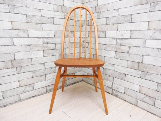 アーコール Ercol クエーカーチェア ダイニングチェア エルム材 UKビンテージ Vintage 英国家具 ●