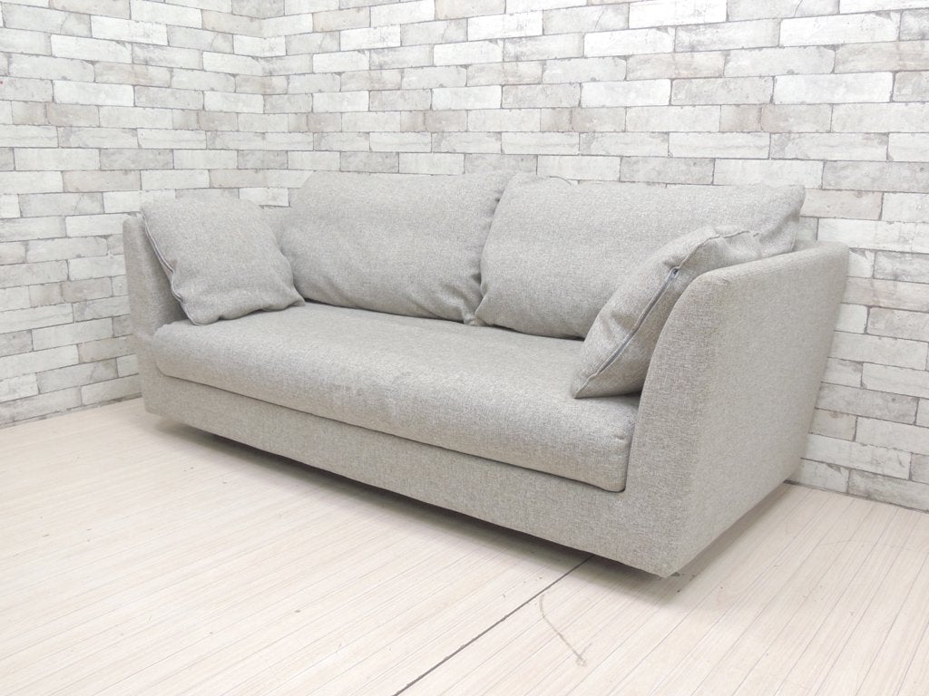 アルフレックス arflex エーソファ ミディアム10 A.SOFA MEDIUM10 ワイド2人掛けソファ ファブリック グレー 定価47万円～ ●