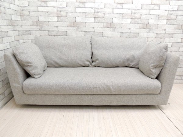 アルフレックス arflex エーソファ ミディアム10 A.SOFA MEDIUM10 ワイド2人掛けソファ ファブリック グレー 定価47万円～ ●