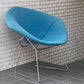 ノル Knoll ダイヤモンドチェア Diamond Chair フルカバーリング ブルー ハリー ベルトイア Harry Bertoia ■