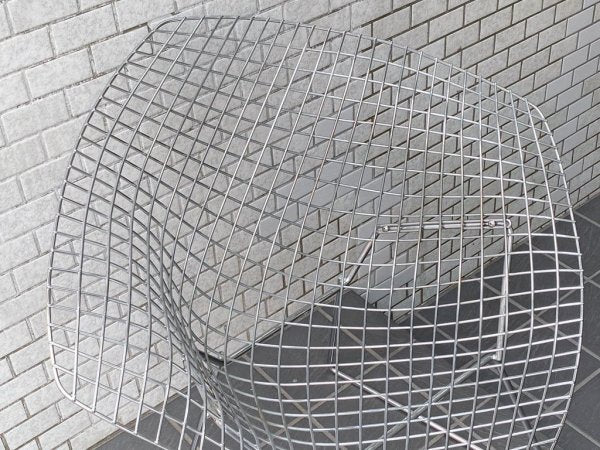 ノル Knoll ダイヤモンドチェア Diamond Chair フルカバーリング ブルー ハリー ベルトイア Harry Bertoia ■