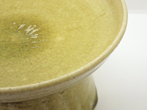 山野邊孝 台皿 土灰釉 Φ17.5cm 現代作家 ♪