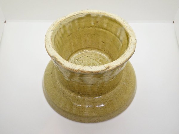 山野邊孝 台皿 土灰釉 Φ17.5cm 現代作家 ♪