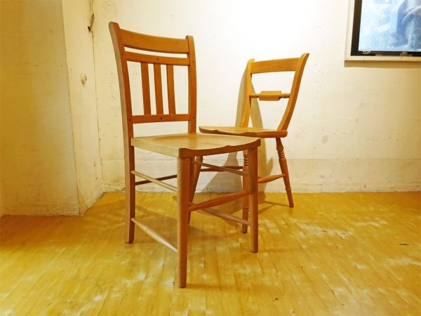 ペニーワイズ THE PENNY WISE ブナ無垢材 ビストロチェア bistro Chair 国内生産 英国カントリースタイル ★