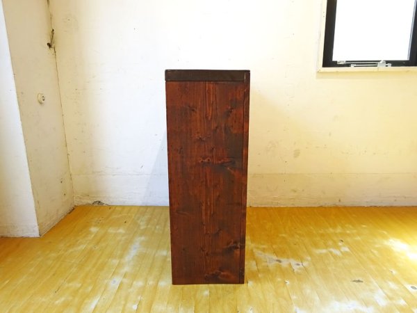 スティフ STIFF パイン無垢材 ブックシェルフ BOOK SHELF 木味 ビンテージスタイル Pain Wood カントリーデザイン ★