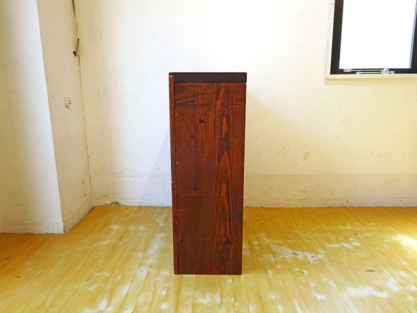 スティフ STIFF パイン無垢材 ブックシェルフ BOOK SHELF 木味 ビンテージスタイル Pain Wood カントリーデザイン ★