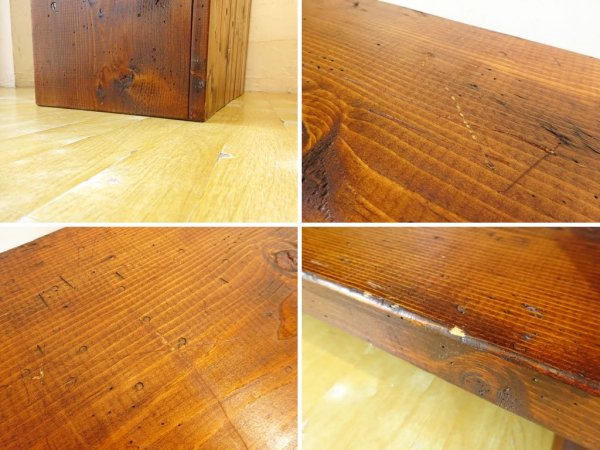 スティフ STIFF パイン無垢材 ブックシェルフ BOOK SHELF 木味 ビンテージスタイル Pain Wood カントリーデザイン ★