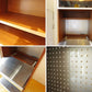 ウニコ unico ストラーダ STRADA オープンレンジボード ニレ材×ステンレス スライド棚 フリップアップドア 廃盤品 ★
