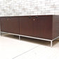 フローレンス ノール Florence Knoll クレデンザ Credenza 4 Position サイドボード キャビネット マホガニー スチールレッグ ミッドセンチュリー ●