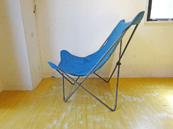 ラフマ LAFUMA ポップアップチェア Pop Up Chair XL ブルー ガーデン バルコニー アウトドア キャンプ 折りたたみ ★