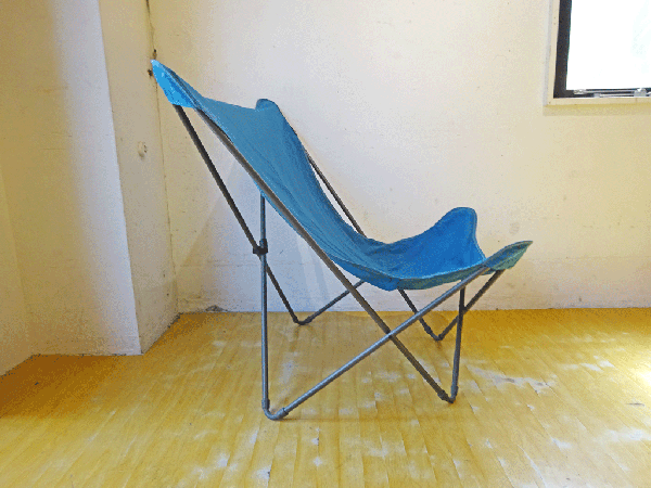 ラフマ LAFUMA ポップアップチェア Pop Up Chair XL ブルー ガーデン バルコニー アウトドア キャンプ 折りたたみ ★