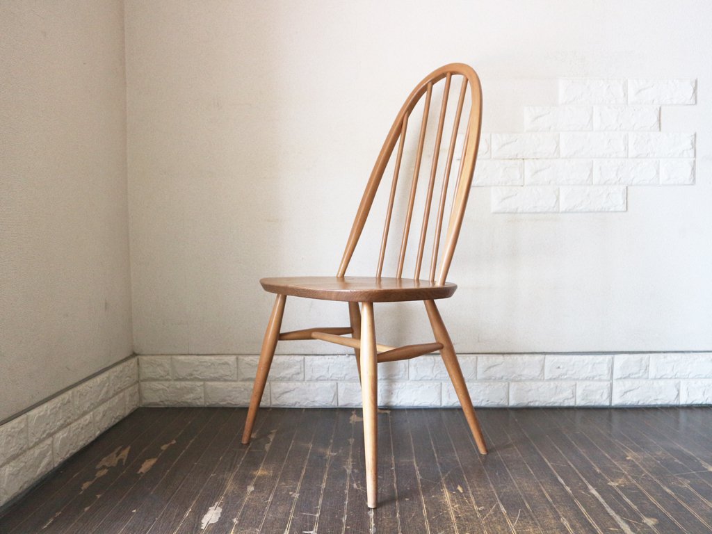 アーコール Ercol クエーカー チェア 英国 ビンテージ エルム×ビーチ材 B◎