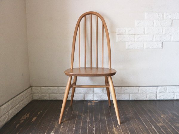 アーコール Ercol クエーカー チェア 英国 ビンテージ エルム×ビーチ材 B◎