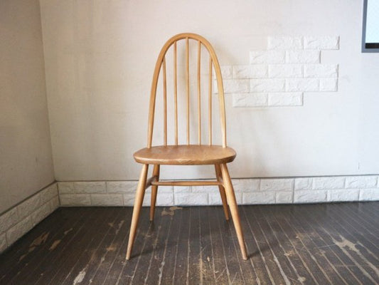 アーコール Ercol クエーカー チェア 英国 ビンテージ エルム×ビーチ材 A ◎