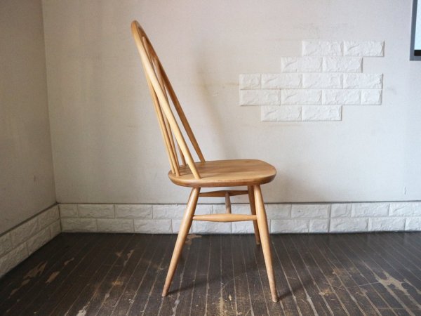 アーコール Ercol クエーカー チェア 英国 ビンテージ エルム×ビーチ材 A ◎