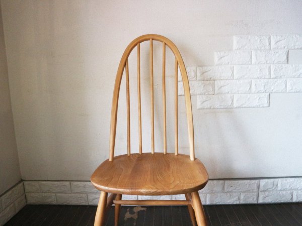 アーコール Ercol クエーカー チェア 英国 ビンテージ エルム×ビーチ材 A ◎