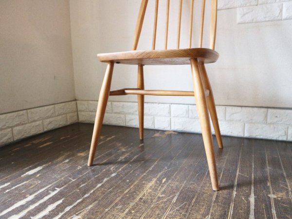 アーコール Ercol クエーカー チェア 英国 ビンテージ エルム×ビーチ材 A ◎