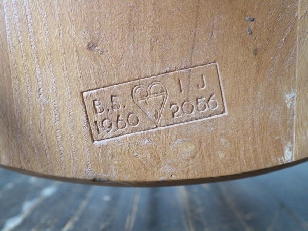 アーコール Ercol クエーカー チェア 英国 ビンテージ エルム×ビーチ材 A ◎