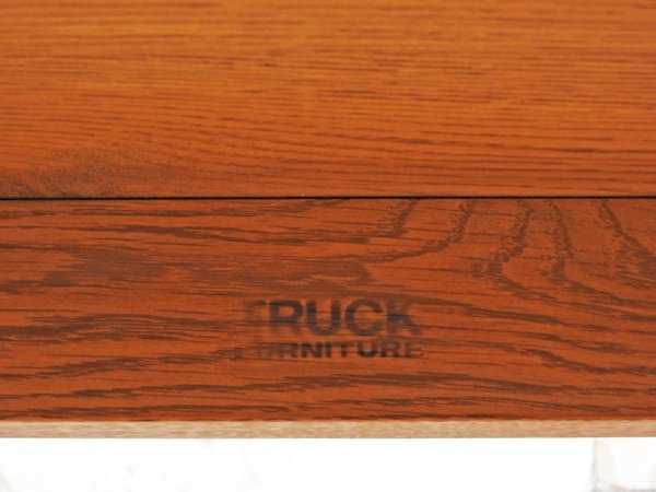 トラックファニチャー TRUCK FURNITURE OAK SR TABLE ダイニングテーブル オーク無垢材 W130cm 廃番サイズ ●