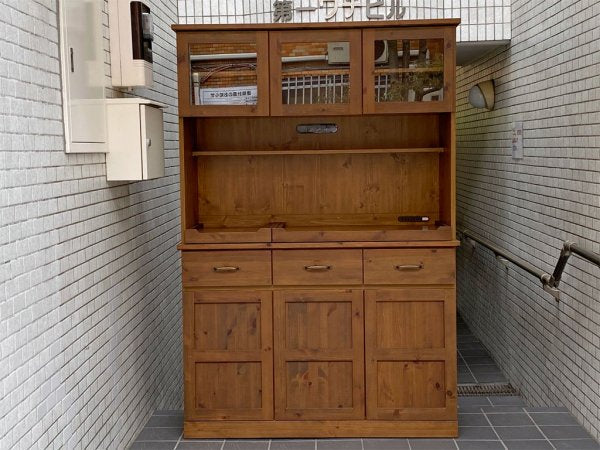 ウニコ unico オトゥール AUTEUR キッチンボード カップボード 食器棚 パイン材 ■