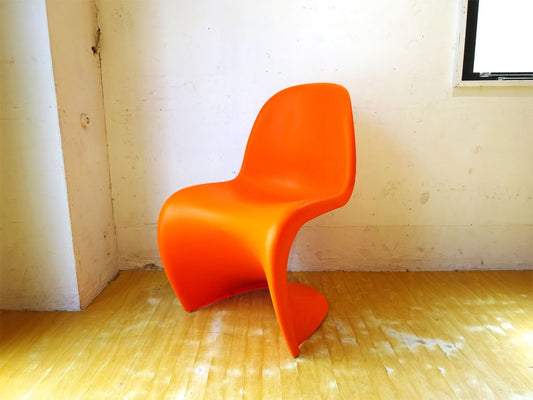 ヴィトラ vitra パントンチェア Panton Chair オレンジ ヴェルナー・パントン Panton スタッキングチェア ミッドセンチュリー スペースエイジ ★