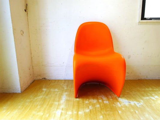 ヴィトラ vitra パントンチェア Panton Chair オレンジ ヴェルナー・パントン Panton スタッキングチェア ミッドセンチュリー スペースエイジ ★