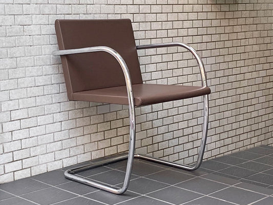 ノル Knoll ミースファンデルローエコレクション Mies van der Rohe Collection ブルーノ アームチェア チューブラー Brno Arm Chair ■